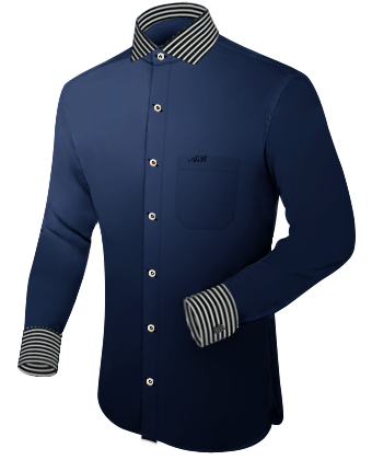 Custom Work Shirts with Italian Collar 1 Button