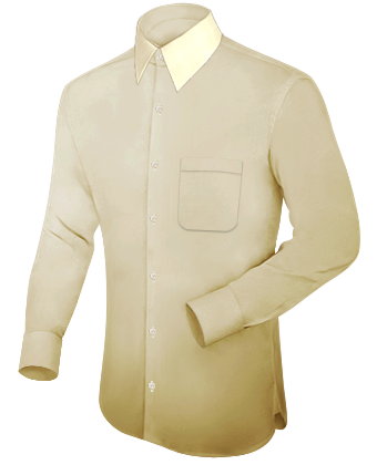 Italian Silk Shirts with French Collar 1 Button