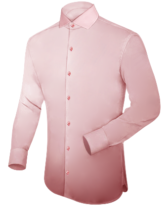 English Tab Collar Dress Shirt with Italian Collar 1 Button