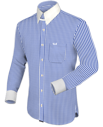 Fun Back Formal Dress Shirts with Tab