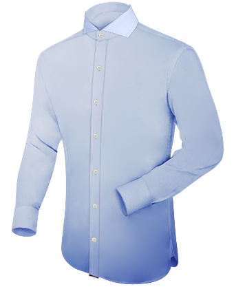 Extra Long Sleeve Double Cuff Shirts For Men with Cut Away 1 Button