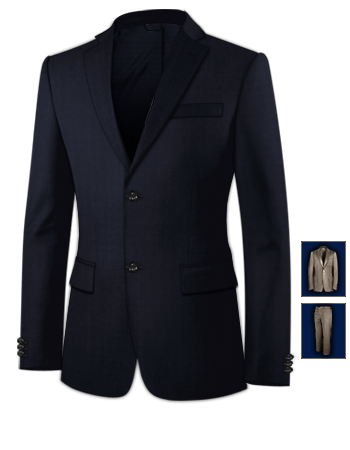 Mod Suits For Men with 2 Buttons, Single Breasted