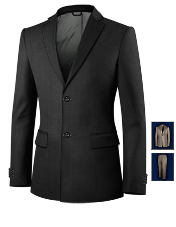 Gents Suits with 2 Buttons, Single Breasted