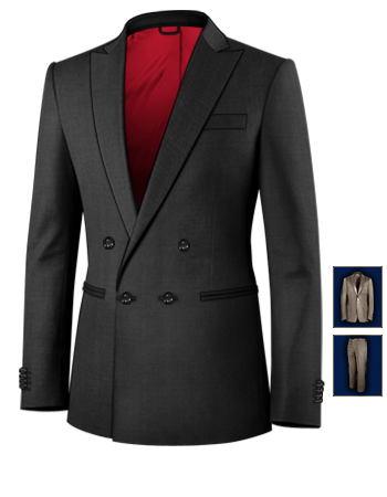 Groom Suit Singapore with 4 Buttons, Double Breasted (1 To Close)