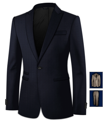 Kuala Lumpur Suit with 1 Button, Single Breasted