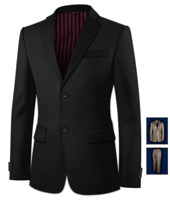 Mens Suits Uk Taylor with 2 Buttons, Single Breasted