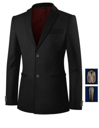 Prom Tux with 2 Buttons, Single Breasted