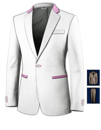 Masonic Suit with 1 Button, Single Breasted